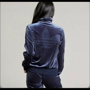 Adidas Originals Firebird Jacket in Velvet